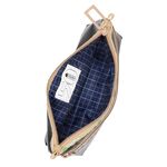 |快速出貨|Lesportsac COSMETIC CLUTCH 雙層拉鍊化妝包-黑X卡其, , large