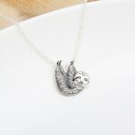 【Angel & Me】慢活 樹懶 s925 純銀項鍊 母親節 生日 畢業 情人節 聖誕節 禮物, , large