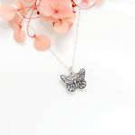 【Angel & Me】帝王斑蝶 蝴蝶 s925 純銀項鍊 生日 情人節 禮物, , large