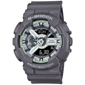 CASIO 卡西歐 G-SHOCK 綠光系列雙顯運動手錶 GA-110HD-8A