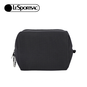 Lesportsac Small Zip Pouch 拉鍊收納包 化妝包 盥洗包 送禮 推薦(永恆黑)