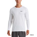 NIKE Essential 成人男性長袖防曬衣 長袖上衣 抗UV UPF 40+ DRI-FIT NESSA587, , large