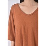 (F) farbe韓牌質感橘色長袖上衣二手衣, , large