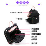 SPRING-未來質感系列尼龍防盜後背兩用包小號 防盜後背包 可肩背可後背雙肩包 防潑水後背包- 多色(可側背), , large