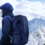 【上手家居】背包防水套-橘色(背包雨衣/防水套/防雨罩/防水罩/背包套/書包防水套/防水背包套/包包防水套), , large