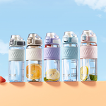 【TKK】美國進口Tritan 哈崙系列 手提式 直飲+吸管 運動水壺 隨身杯 600ML-任選色, , large