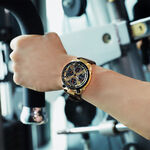 CITIZEN 星辰 Tsuno Chrono 50週年 牛頭錶 光動能計時手錶 AV0072-01X, , large
