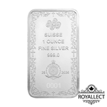 [皇家典藏] PAMP-紐埃-基督教十字架-1盎司銀條, , large