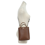 LONGCHAMP Epure XS 牛皮手提/斜背二用迷你托特包/棕色, , large