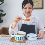 【SHUEHO】Leaves Enamel Milk Pan, , large