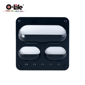 【O-Life】Magnetic wall-mounted storage F style black