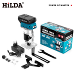 【HILDA】希爾達電動工具 21V 單電 充電式 無線修邊機, , large