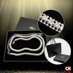 【CH-BELT 銓丞皮帶】耀眼閃亮奧鑽bling 流行女細版腰鍊帶, , large