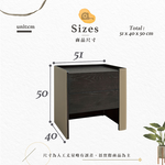  【Hampton 漢汀堡】愷恩絲馬鞍皮床頭櫃, , large