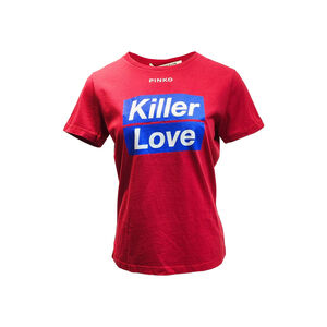 PINKO紅色KILLER LOVE上衣