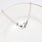 【Angel & Me】鯨生有妳 微笑 鯨魚 s925 純銀 手鍊 腳鍊 禮物, , large