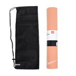 NIKE YOGA MAT 雙面瑜珈墊 4MM 隔音墊 訓練墊 運動墊 雙面可用 輕巧 便攜 穩定 止滑 黑 藕紅 粉橘, , large