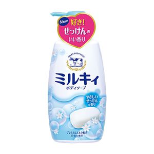 牛乳石鹼牛乳精華沐浴乳-清新皂香-550ml