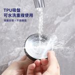 【APEX】不鏽鋼真空免打孔衣帽吸盤掛勾 銀色 2入組, , large