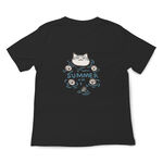 JZ TEE 美短-泡澡 印花短袖T恤, , large