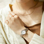 CITIZEN 星辰 XC 櫻吹雪限定 鈦 光動能電波女錶 ES9465-68W, , large
