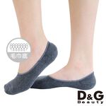 【D&G】毛巾底襪套<灰>DS134 氣墊 女襪 襪子 隱形襪, , large