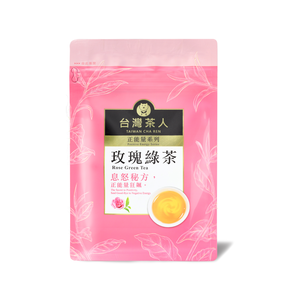 台灣茶人辦公室正能量-玫瑰綠茶2gx25