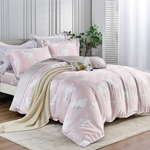 【Betrise】Jumping cat | C Energy Series 100% Austrian Tencel™ Light-quenched Graphene Four-piece Duvet Bedding Set-Double, , large