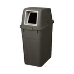 日本RISU｜W&W系列 大開口/瓶罐分類垃圾桶 90L, , large