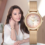 CITIZEN 星辰 XC 亞洲限定 光動能米蘭女錶 EW2635-54W, , large