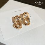 【Gulicc】古莉可 耳環 金色鍊條耳環, , large