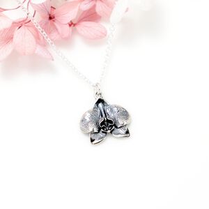 【Angel & Me】蝴蝶蘭 蘭花 s925 純銀項鍊 情人節 生日禮物