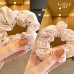 【Gulicc】古莉可 髮圈 法式粉橘甜心髮圈2入, , large