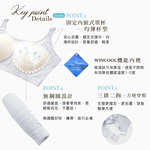 【可蘭霓Clany】涼感透氣低敏潤膚消臭加大尺碼無鋼圈M-2XL內衣  自信派對 6922-61, , large