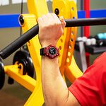 CASIO 卡西歐 G-SHOCK 多功能運動藍芽電子錶-紅 GBD-100SM-4A1, , large