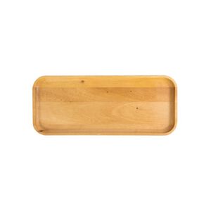 Light food log square plate - small