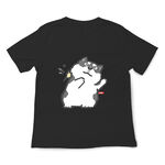 JZ TEE Husky & Cat - Boba Attack Graphic Tee, , large
