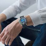 CITIZEN 星辰 千彩之海UNITE with BLUE 限量 光動能200米潛水錶BN0166-01L, , large