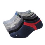 【D&G】抗菌除臭機能運動襪<麻天藍,22-26cm>D396 男女適用 氣墊 毛巾底, , large