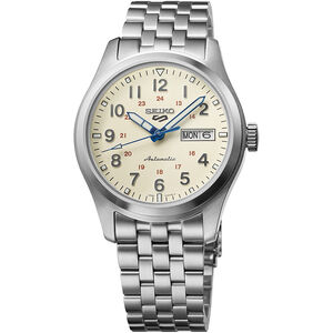 SEIKO 精工 5 Sports 製錶110週年 限量機械錶 套錶 SRPK41K1/4R36-15L0S