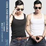 [夢巴黎] 透氣背心 內搭背心 男背心 背心 男內衣 吊嘎 男生背心 運動背心 男性內衣 排汗背心 男生衣服, , large