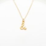 【Angel & Me】愛在一起 & and s925 純銀厚鍍 24k 純金 項鍊, , large