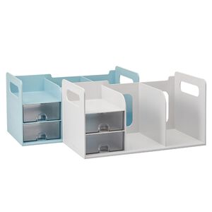 【FLYING 雙鶖】超大型創新書架 (附整理盒) 薄荷藍/象牙白*超取只能一個象牙白