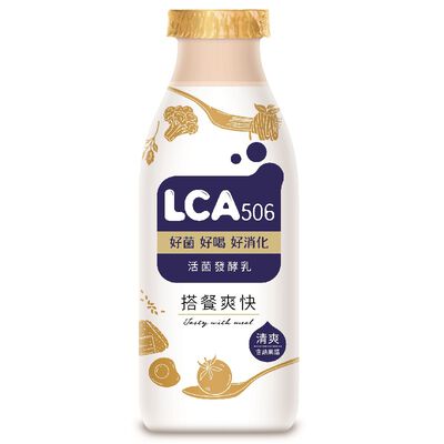 LCA506活菌發酵乳-清爽(蘋果醋)260ml※因配送關係實際到貨效期約4-6天