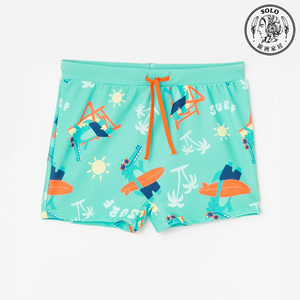 【SOLO Vintage】LCW Surf Crocodile Baby Swimming Pants 40+ UV Protection Made in Turkey 9-12m