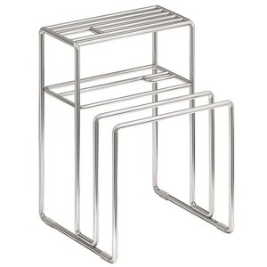 No installation required. 304 stainless steel cutting board and knife rack, storage rack, countertop knife holder, kitchen knife rack, storage rack. No chopstick holder included.