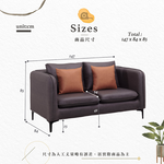 【Hampton 漢汀堡】弗韋伯貓抓皮雙人沙發, , large