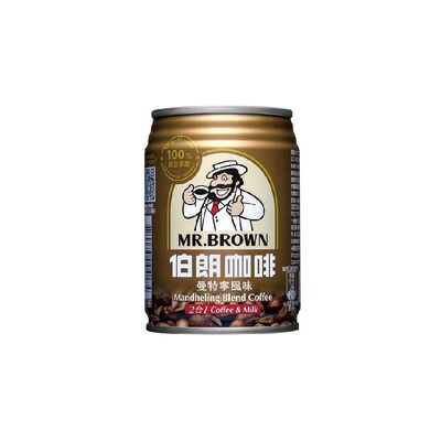 伯朗曼特寧咖啡二合一Can240ml