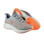 DIADORA迪亞多那 專業輕量慢跑鞋 男運動鞋 男鞋 反光 一體成型 透氣 Q彈 乳膠鞋墊 吸震 減壓 止滑 灰桔 藍, , large