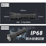 【德國Ledlenser】副品牌 TFX Propus 3500 戰術型充電手電筒, , large